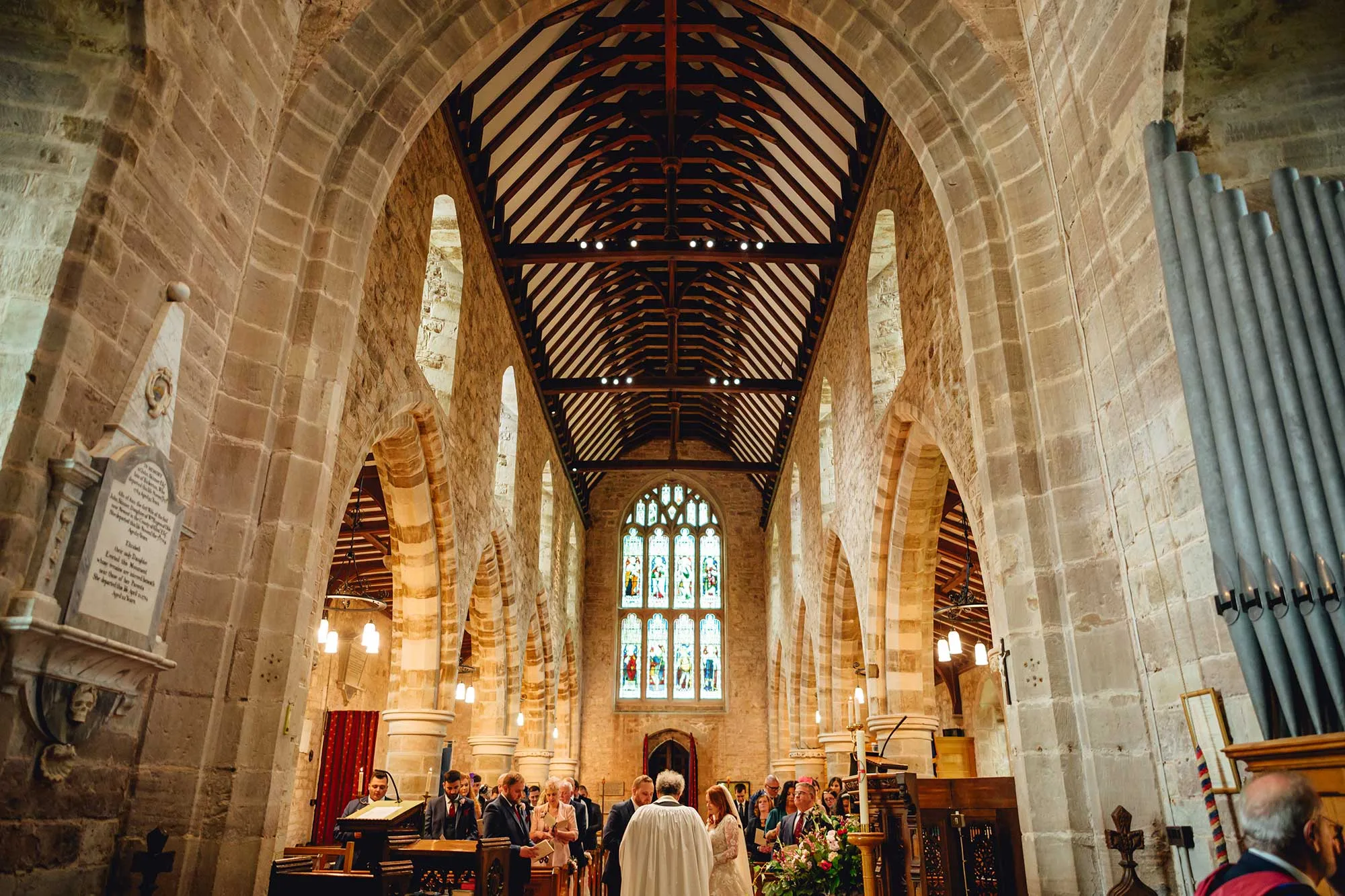 Marriage-service-at-St-Bartholomew's-Church-Much-Marcle