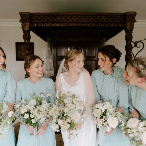 Bride-and-bridesmaids-in-Homme-House-Main-Suite