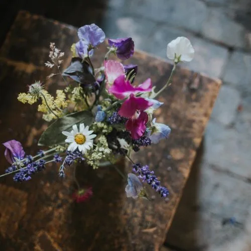 Flowers in the Summerhouse at Homme House