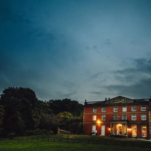 Homme House in the evening