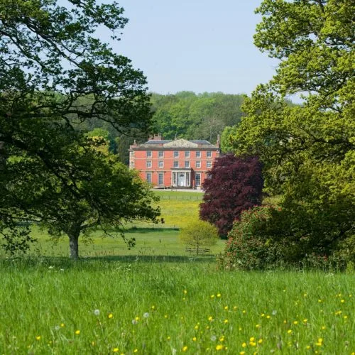 View of Homme House from across parkland