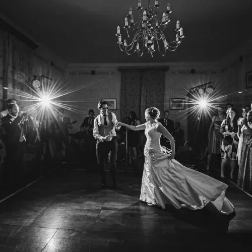 Wedding couple first dance