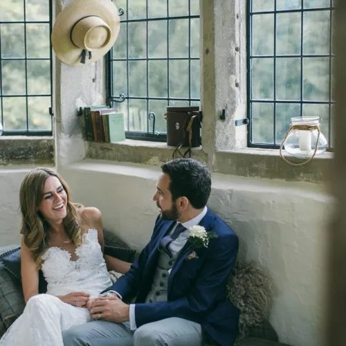 Wedding couple in Homme House's Summerhouse