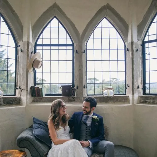 Wedding couple in Homme House's Summerhouse