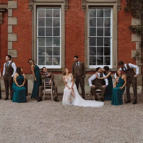 Group-photograph-outside-Georgian-Homme-House