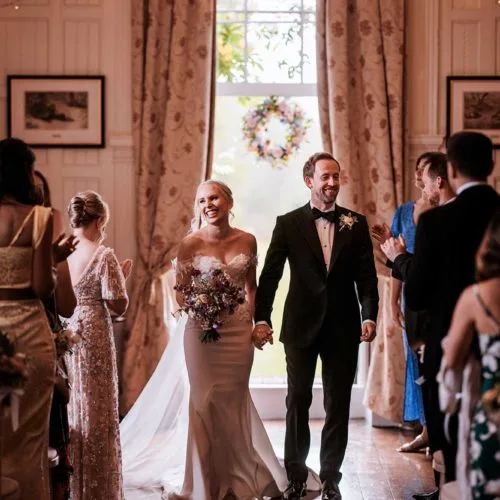 Bride-and-groom-leaving-Panelled-Room-wedding-ceremony-2