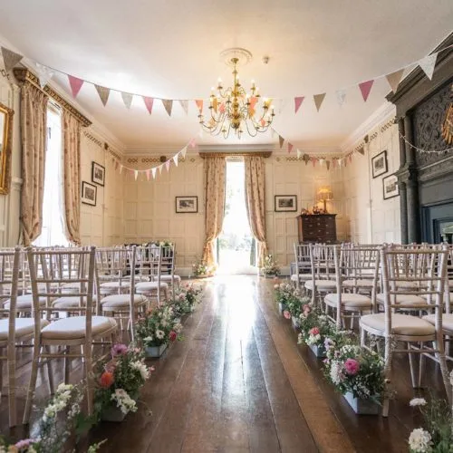 Homme-House-Panelled-Room-laid-out-for-a-wedding-ceremony