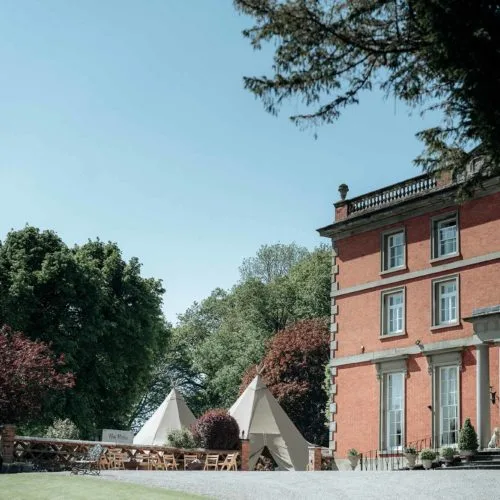 Tipis-set-up-for-wedding-at-Homme-House